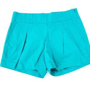 J. Crew Dressy Shorts Women Size 0 Green, Pockets, Summer Resortwear Beach Vacay
